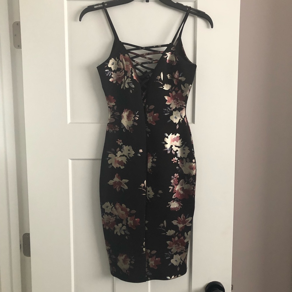 Floral cocktail dress